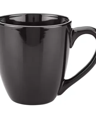 Promo Goods  CM102 15oz Bistro Style Ceramic Mug in Black
