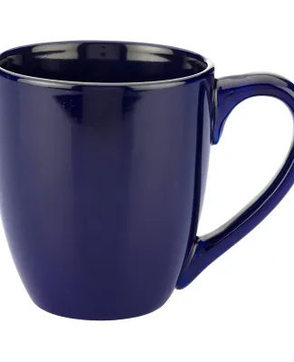 Promo Goods  CM102 15oz Bistro Style Ceramic Mug in Cobalt blue