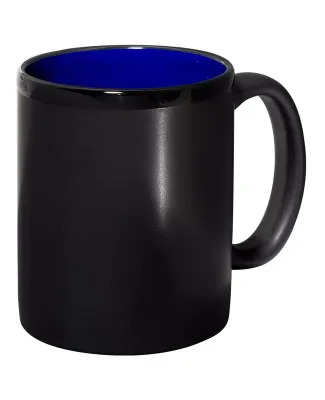 Promo Goods  CM110 11oz Color Karma Ceramic Mug in Black/ blue