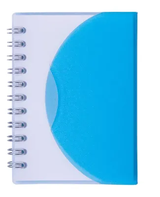 Promo Goods  NB106 Spiral Curve Notebook in Translucent blue