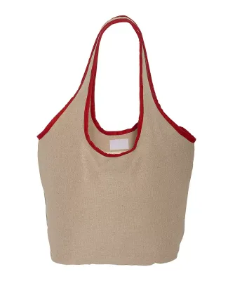 Promo Goods  LT-3940 Soft Touch Juco Shopper in Red