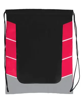 Promo Goods  BG180 Color Curve Drawstring Bag in Red