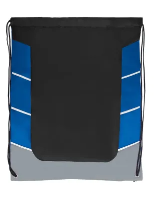 Promo Goods  BG180 Color Curve Drawstring Bag in Reflex blue