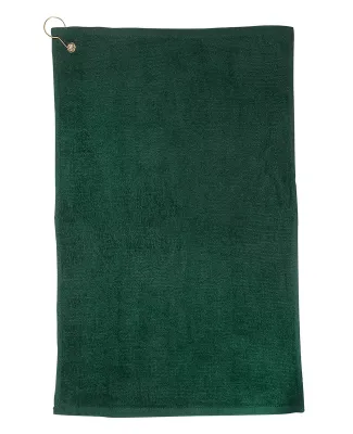 Promo Goods  TW101 Golf Towel With Grommet And Hoo in Hunter green