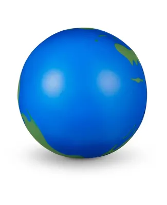 Promo Goods  SB025 Globe Super Squish Stress Relie in Blue