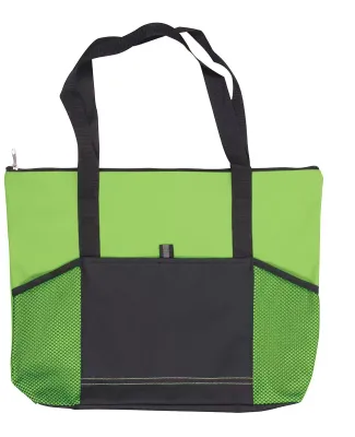 Promo Goods  BG507 Jumbo Trade Show Tote With Fron in Lime green