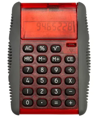 Promo Goods  PL-6150 Robot Series Calculator in Translucent red