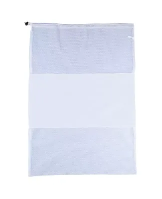 Promo Goods  BG605 Duo Mesh-Polyester Laundry Bag in White