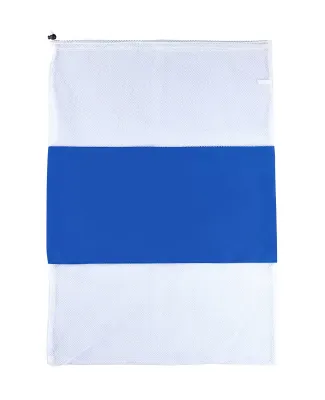 Promo Goods  BG605 Duo Mesh-Polyester Laundry Bag in Reflex blue