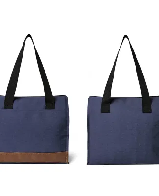 Promo Goods  LB510 Asher 12-Can Cooler Tote in Navy blue