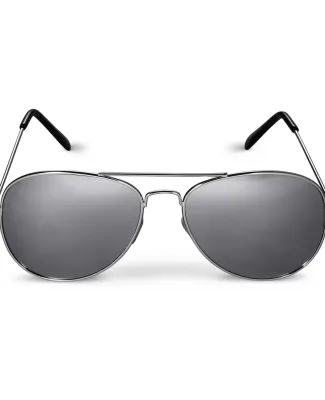 Promo Goods  PL-5029 Mirrored Aviator Sunglasses in Silver