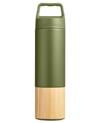 Promo Goods  MG956 20oz Tao Bamboo Insulated Bottl in Olive