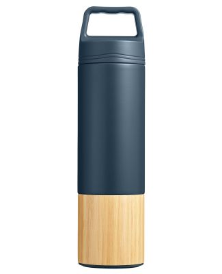 Promo Goods  MG956 20oz Tao Bamboo Insulated Bottl in Slate blue