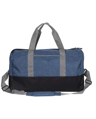 Promo Goods  LT-3936 Strand Snow Canvas Duffel Bag in Blue