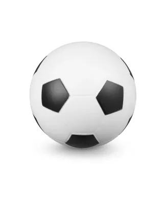 Promo Goods  SB033 Soccer Super Squish Stress Reli in White/ black