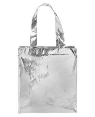 Promo Goods  LT-4221 Metallic Gift Tote in Silver