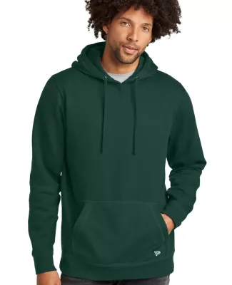 New Era NEA550    Comeback Fleece Pullover Hoodie in Darkgreen