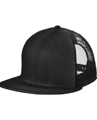 New Era NE4030    Standard Fit Snapback Trucker Ca in Blk/blk