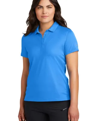 Nike NKDX6685  Ladies Victory Solid Polo in Ltphoblue