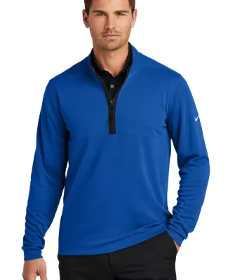 Nike NKDX6702  Textured 1/2-Zip Cover-Up in Gymblue