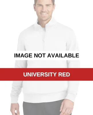 Nike NKDX6718  Club Fleece Sleeve Swoosh 1/2-Zip University Red
