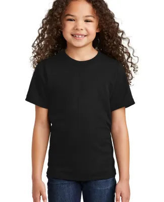 Port & Company PC330Y    Youth Tri-Blend Tee in Black