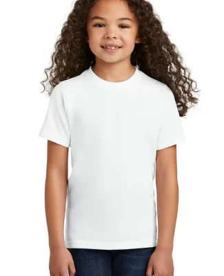 Port & Company PC330Y    Youth Tri-Blend Tee in White