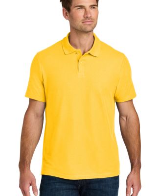 Gildan 64800 Men's Softstyle Double Pique Polo in Daisy