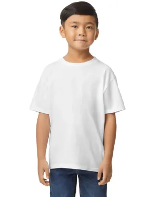 Gildan 65000B Youth Softstyle Midweight T-Shirt in White