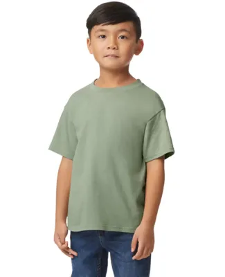 Gildan 65000B Youth Softstyle Midweight T-Shirt in Sage