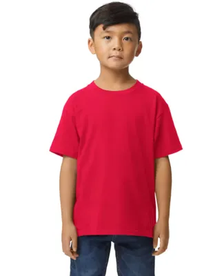 Gildan 65000B Youth Softstyle Midweight T-Shirt in Red