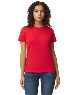 Gildan 65000L Ladies' Softstyle Midweight Ladies'  in Red