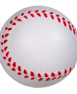 Promo Goods  PL-0721 Baseball Super Squish Stress  in White