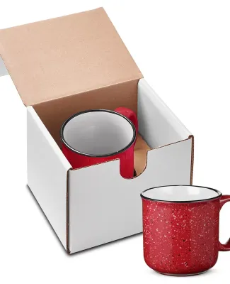 Promo Goods  GCM107 15oz Campfire Ceramic Mug In M in Red