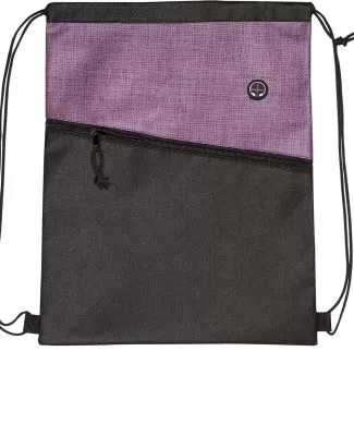 Promo Goods  BG219 Tonal Heathered Non-Woven Draws in Purple