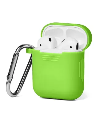 Promo Goods  IT415 Silicone Earbud Case with Carab in Lime green