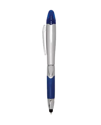 Promo Goods  PL-4093 Triple Play Stylus-Pen-Highli in Blue