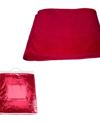 Promo Goods  OD303 Chenille Micro Plush Fleece Bla in Red