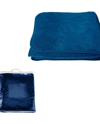 Promo Goods  OD303 Chenille Micro Plush Fleece Bla in Navy blue