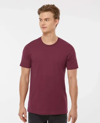 Tultex 602 Combed Cotton T-Shirt in Maroon