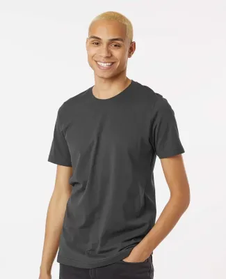 Tultex 602 Combed Cotton T-Shirt in Dark grey