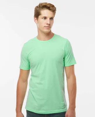 Tultex 602 Combed Cotton T-Shirt in Light mint