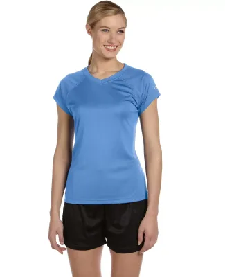 Champion Clothing CW23 Double Dry Women's V-Neck P in Light blue
