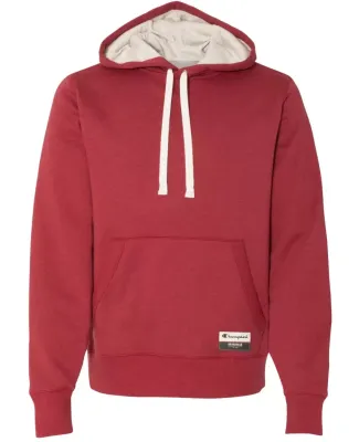 Champion Clothing AO600 Originals Sueded Fleece Pu in Carmine red heather