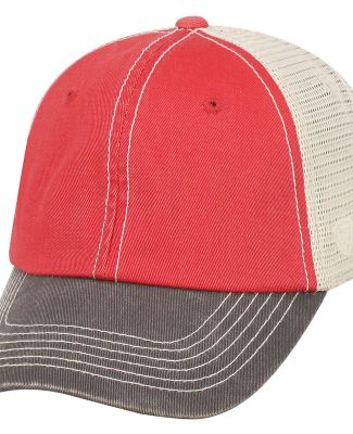 J America 5506 Offroad Cap in Red