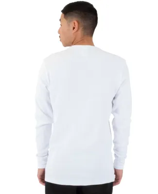 Shaka Wear SHFTC Men's Spandex Thermal Crewneck T- in White