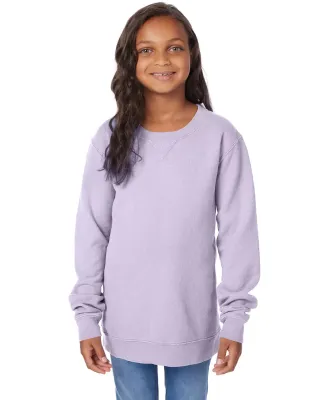 Comfort Wash GDH475 Garment-Dyed Youth Crewneck Sw in Future lavender