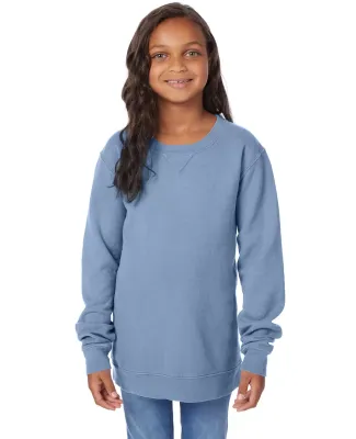 Comfort Wash GDH475 Garment-Dyed Youth Crewneck Sw in Saltwater