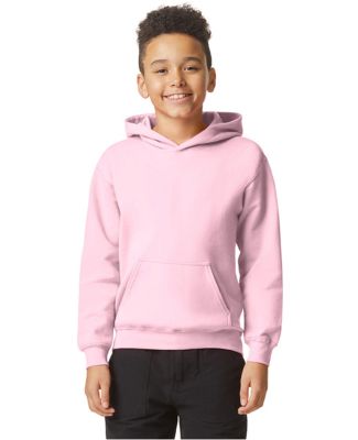 Gildan SF500B Youth Softstyle Midweight Fleece Hoo in Light pink