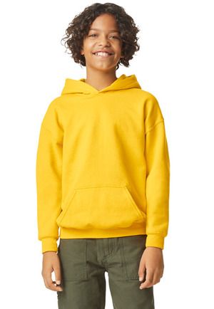 Gildan SF500B Youth Softstyle Midweight Fleece Hoo in Daisy